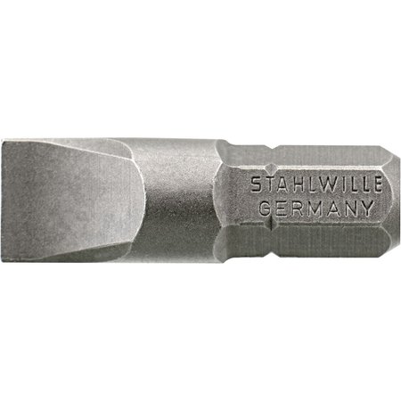 STAHLWILLE TOOLS Bit screwdriver 1, 6 x 10, 0 mm hex recess C 6, 3 L.25 mm 08070129